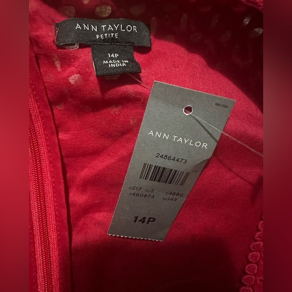 Ann Taylor midi dress petite size 14 - Picture 7 of 8